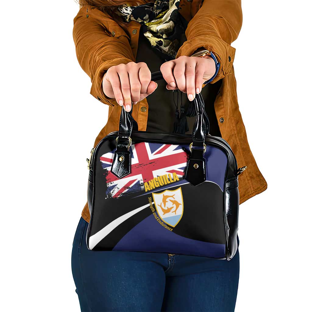 Anguilla Shoulder Handbag Strength and Endurance Grunge LT01