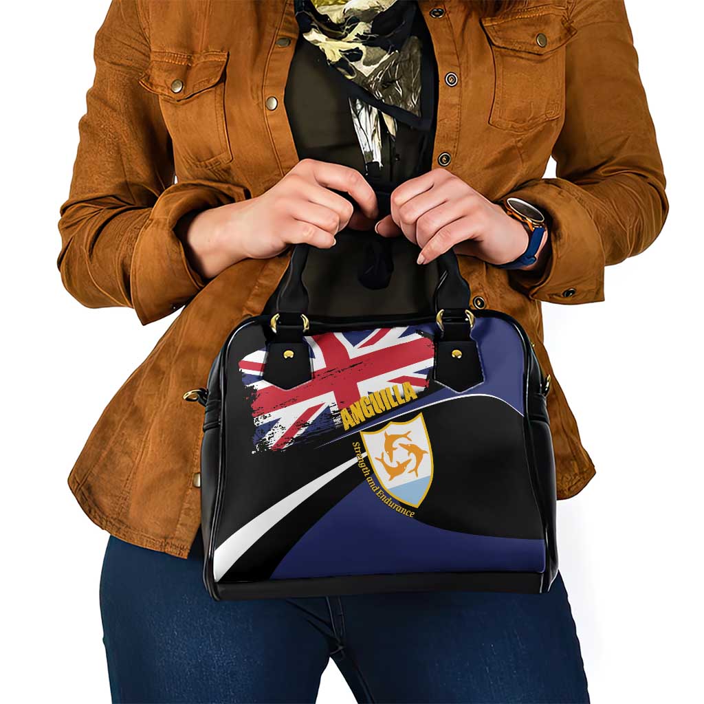 Anguilla Shoulder Handbag Strength and Endurance Grunge LT01