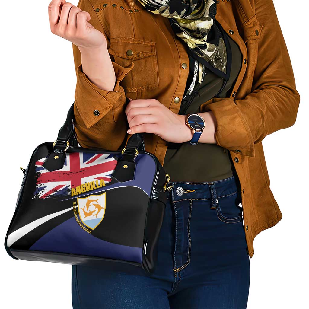 Anguilla Shoulder Handbag Strength and Endurance Grunge LT01