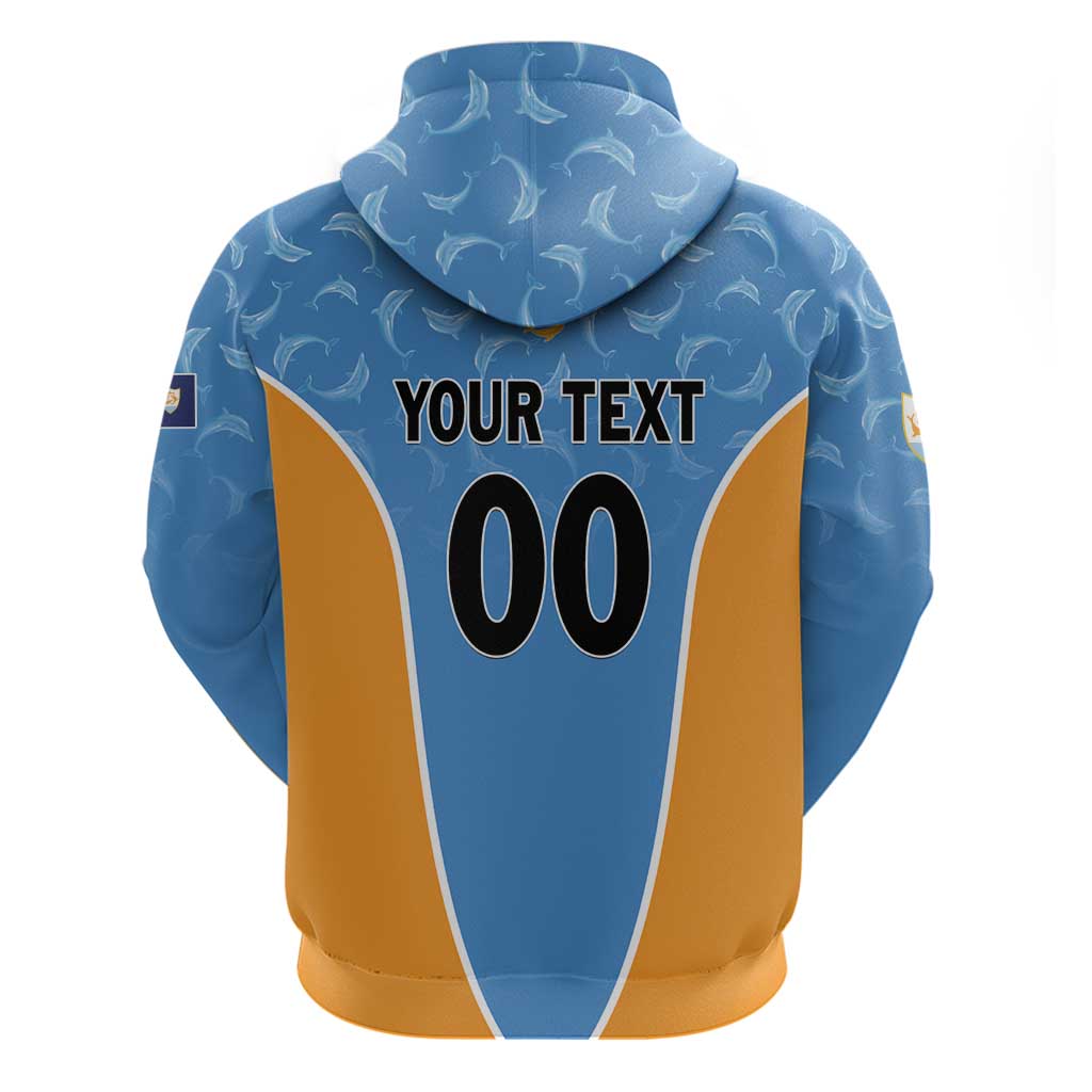 Custom Anguilla Football Hoodie Come On Soccer Dolphins LT01