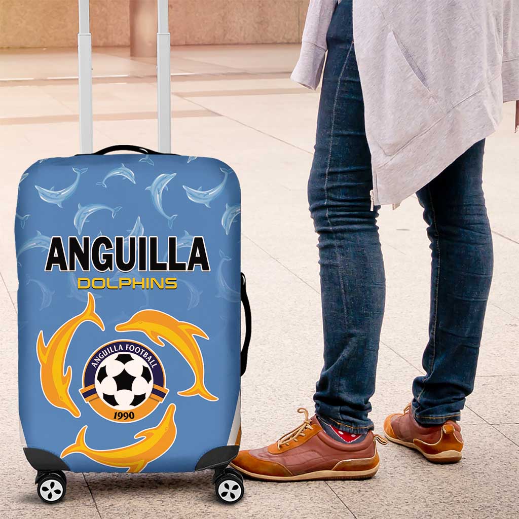 Anguilla Football Luggage Cover Come On Soccer Dolphins LT01