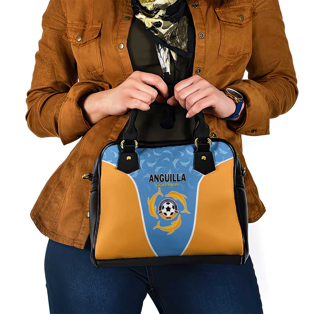 Anguilla Football Shoulder Handbag Come On Soccer Dolphins LT01