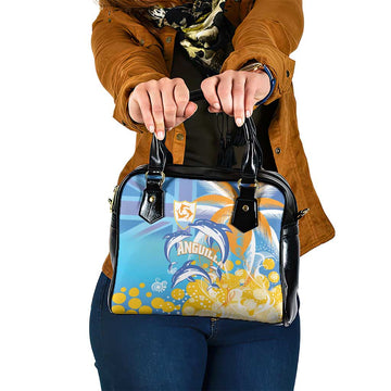 Anguilla 3 Dolphins Shoulder Handbag Summer Stylized LT01