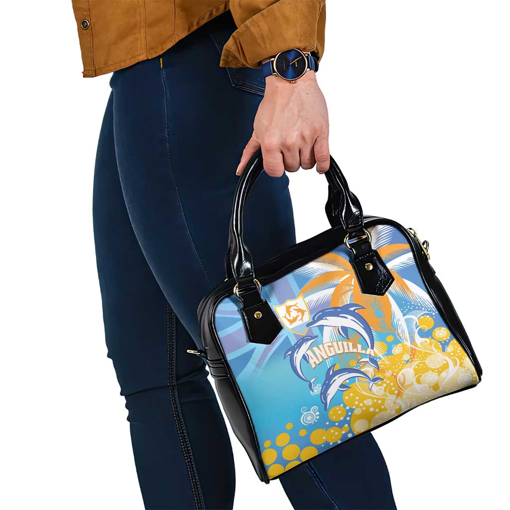 Anguilla 3 Dolphins Shoulder Handbag Summer Stylized LT01