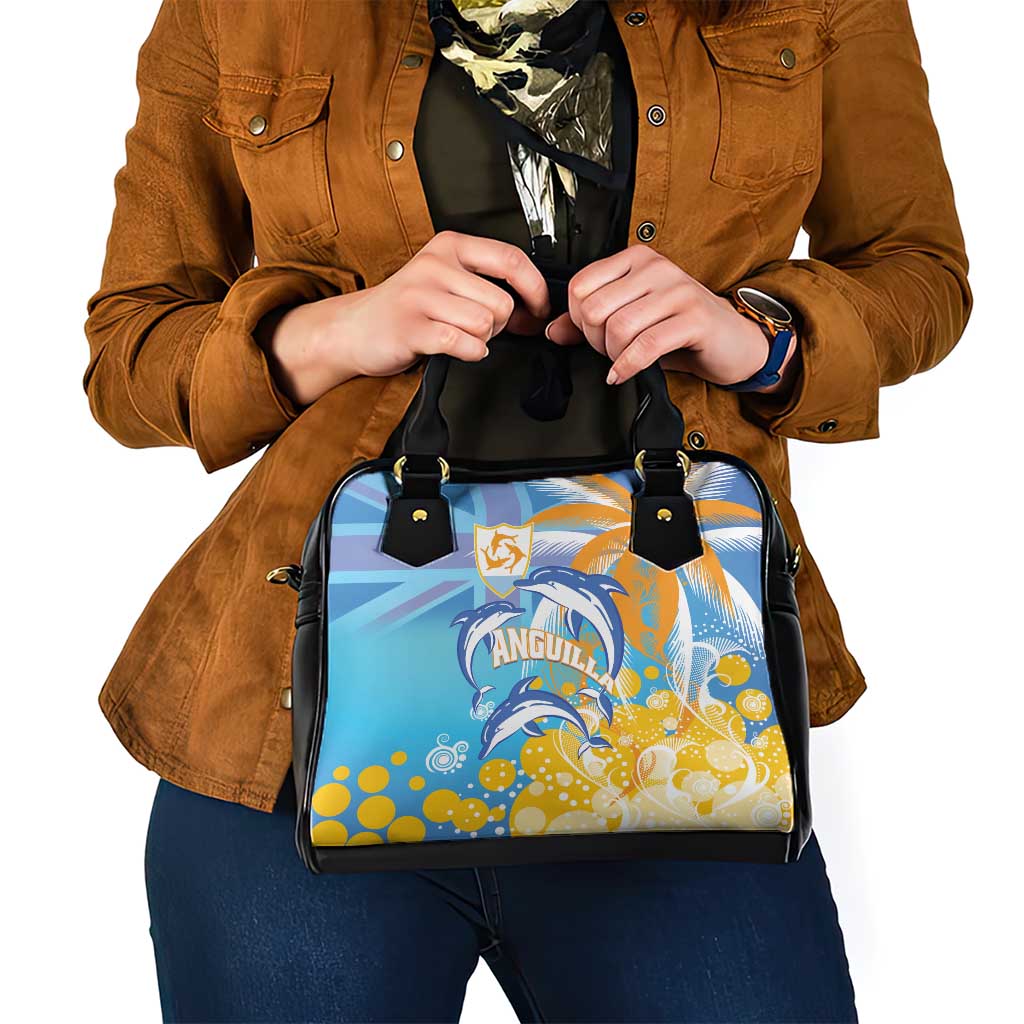 Anguilla 3 Dolphins Shoulder Handbag Summer Stylized LT01