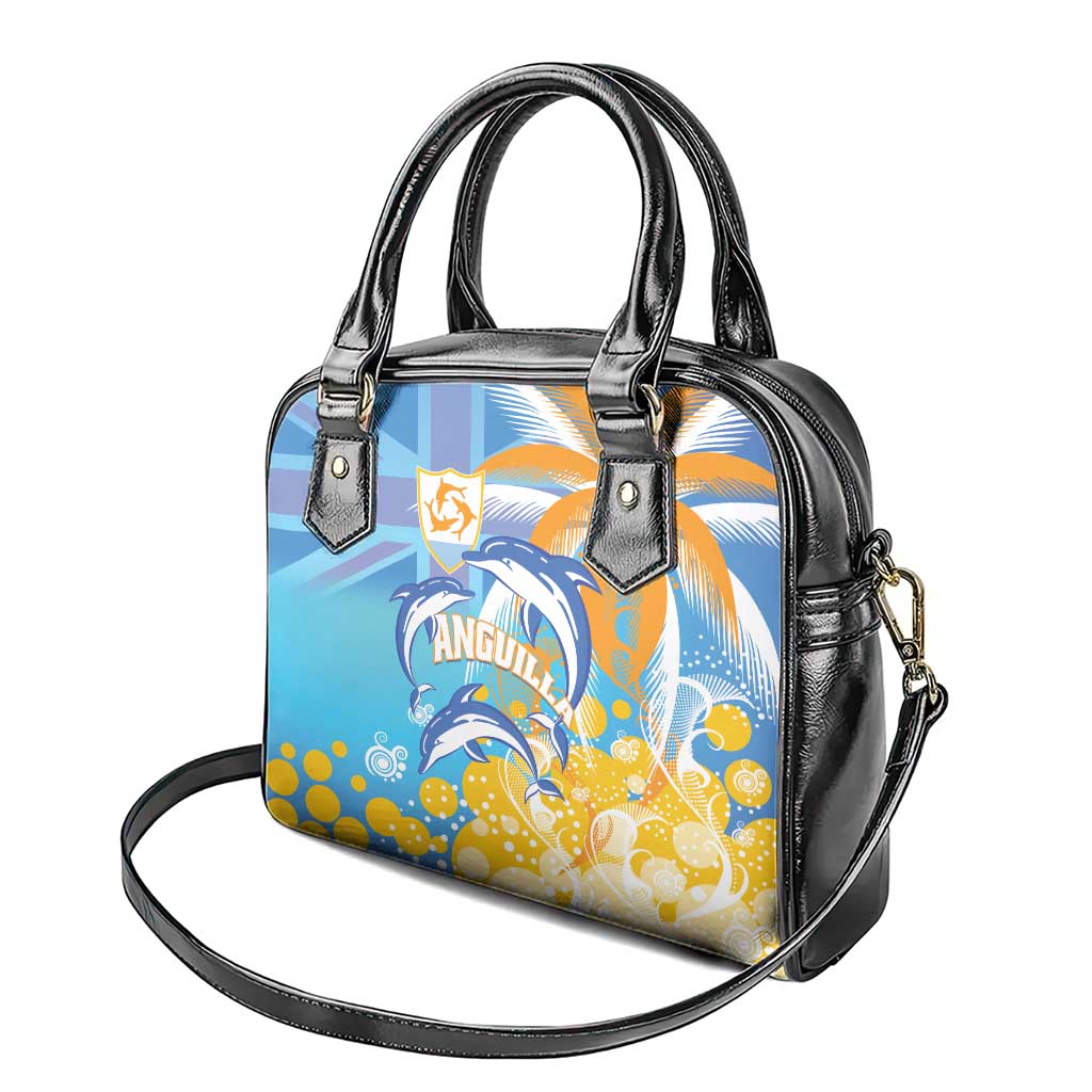 Anguilla 3 Dolphins Shoulder Handbag Summer Stylized LT01