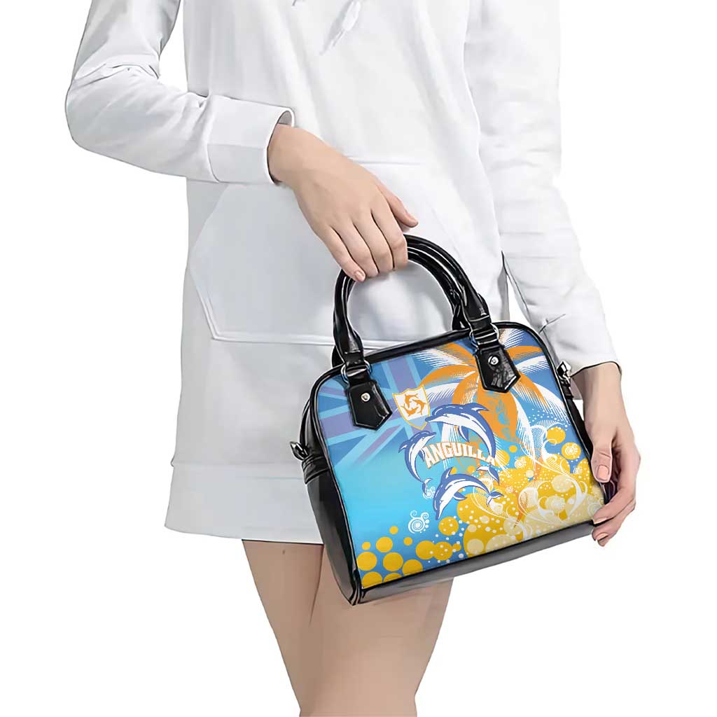 Anguilla 3 Dolphins Shoulder Handbag Summer Stylized LT01