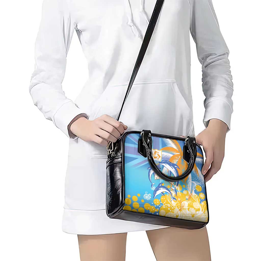 Anguilla 3 Dolphins Shoulder Handbag Summer Stylized LT01