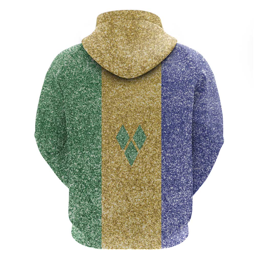 Saint Vincent and the Grenadines Vincy Mas Hoodie SVG Glitter Color Style LT01