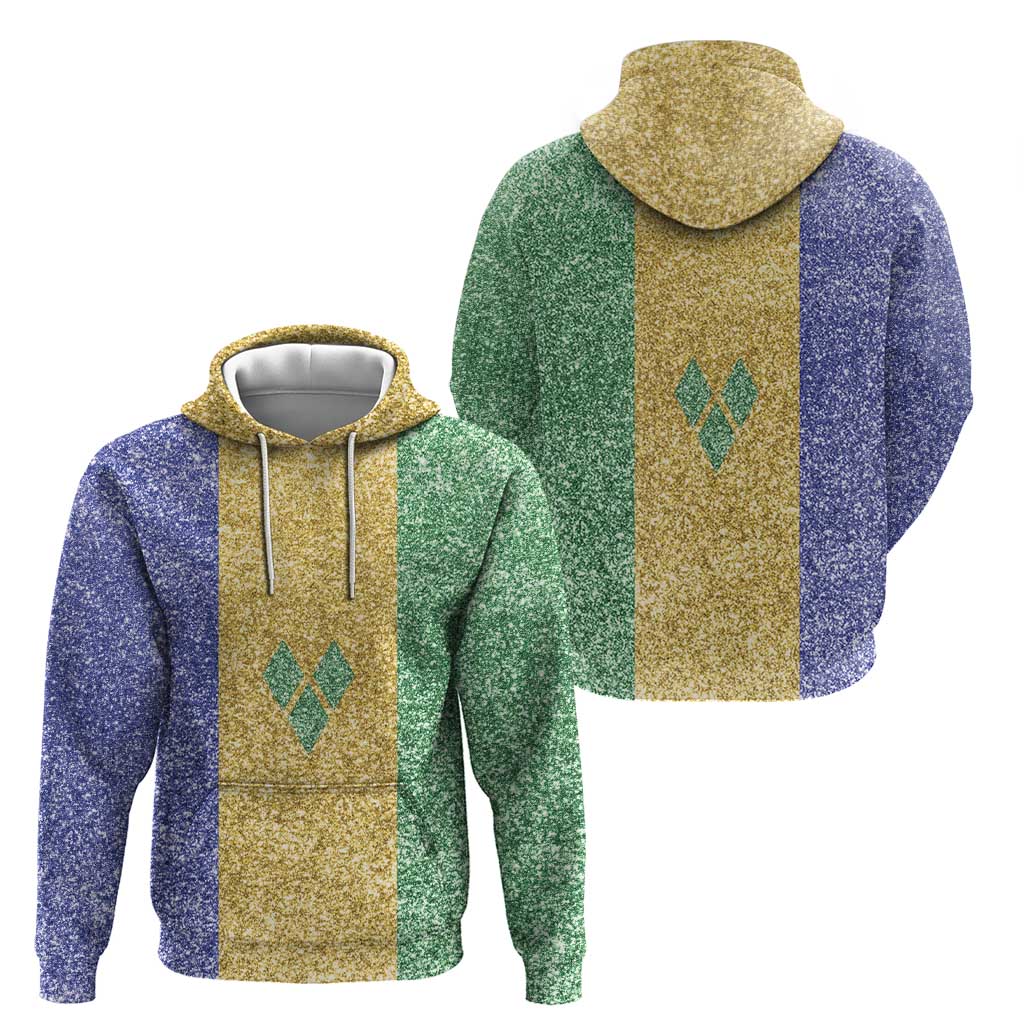 Saint Vincent and the Grenadines Vincy Mas Hoodie SVG Glitter Color Style LT01