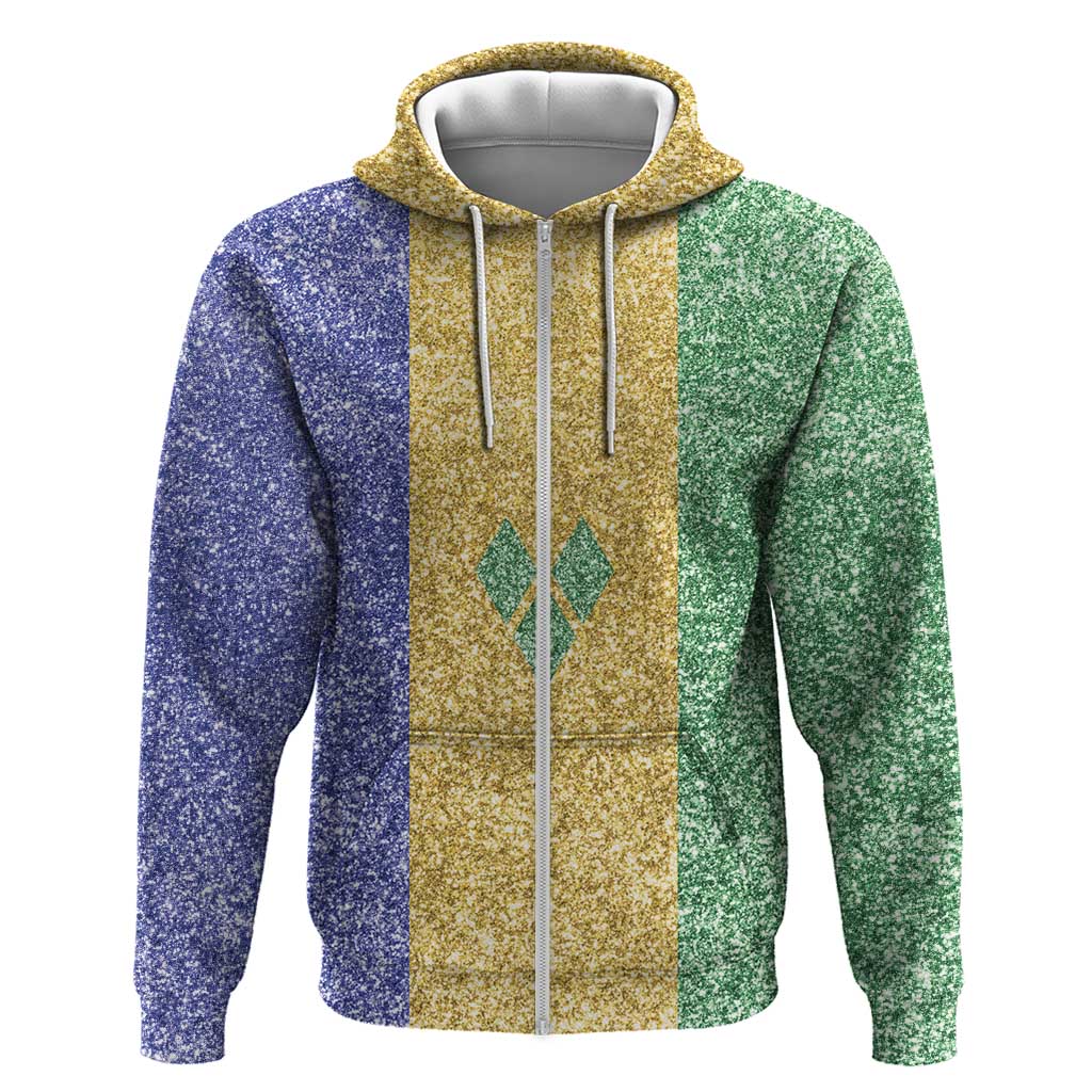 Saint Vincent and the Grenadines Vincy Mas Hoodie SVG Glitter Color Style LT01
