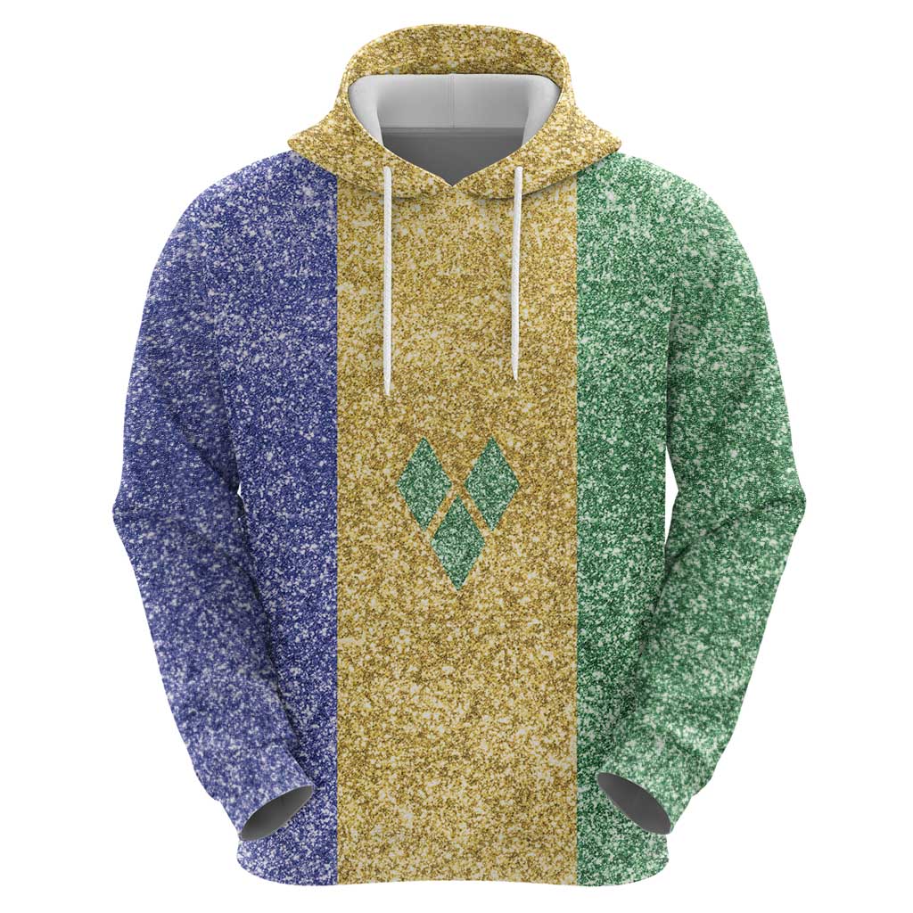 Saint Vincent and the Grenadines Vincy Mas Hoodie SVG Glitter Color Style LT01