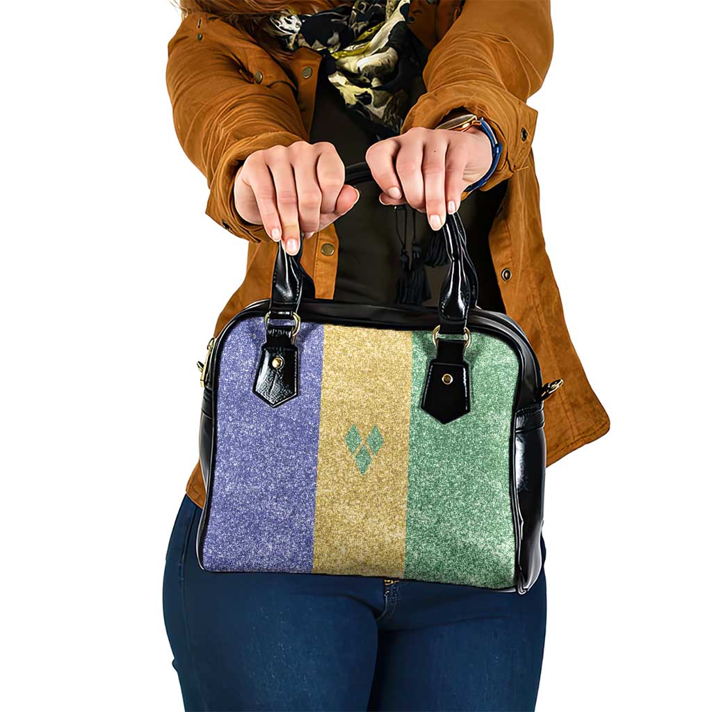 Saint Vincent and the Grenadines Vincy Mas Shoulder Handbag SVG Glitter Color Style LT01