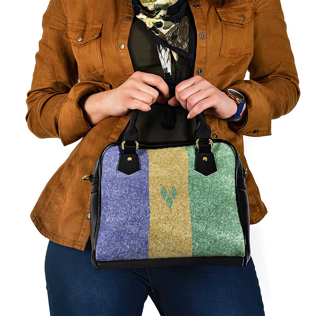 Saint Vincent and the Grenadines Vincy Mas Shoulder Handbag SVG Glitter Color Style LT01