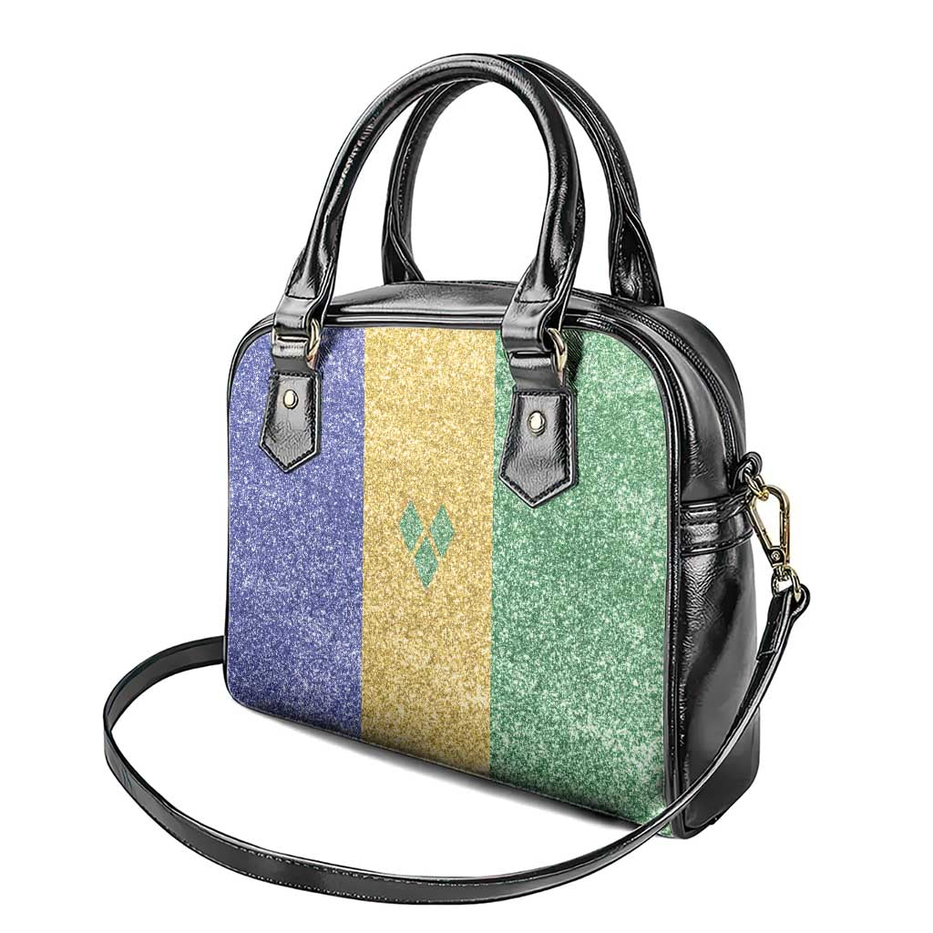 Saint Vincent and the Grenadines Vincy Mas Shoulder Handbag SVG Glitter Color Style LT01