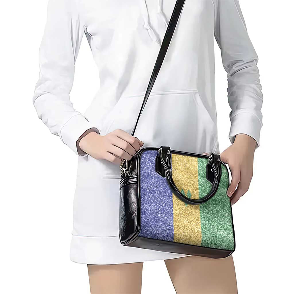 Saint Vincent and the Grenadines Vincy Mas Shoulder Handbag SVG Glitter Color Style LT01