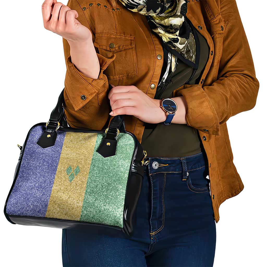 Saint Vincent and the Grenadines Vincy Mas Shoulder Handbag SVG Glitter Color Style LT01