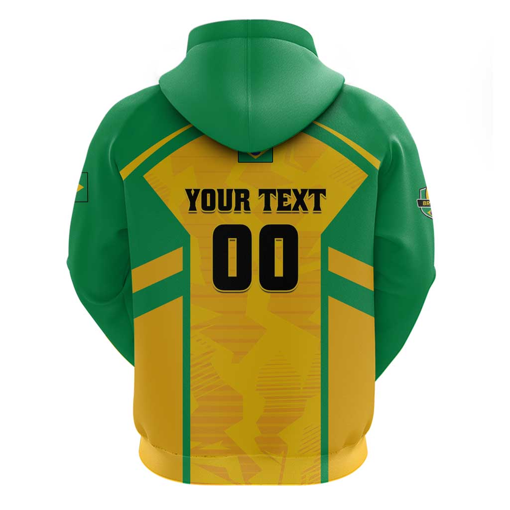 Custom Rugby Brazil Hoodie Tupis Go Champions LT01