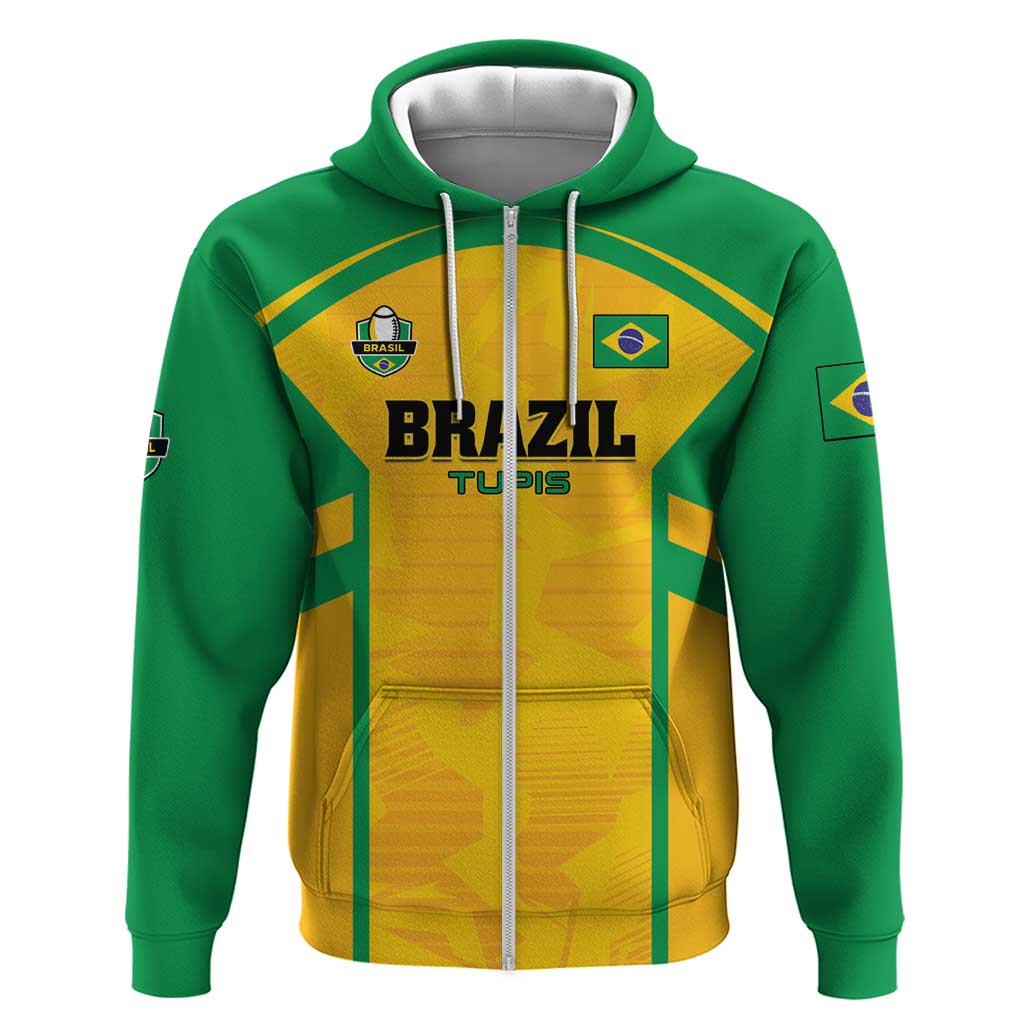 Custom Rugby Brazil Hoodie Tupis Go Champions LT01