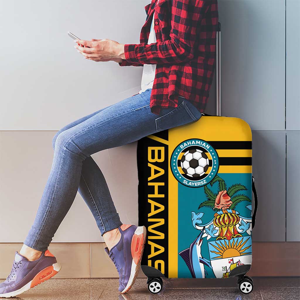 Football The Bahamas Luggage Cover Go Bahamian Slayers LT01