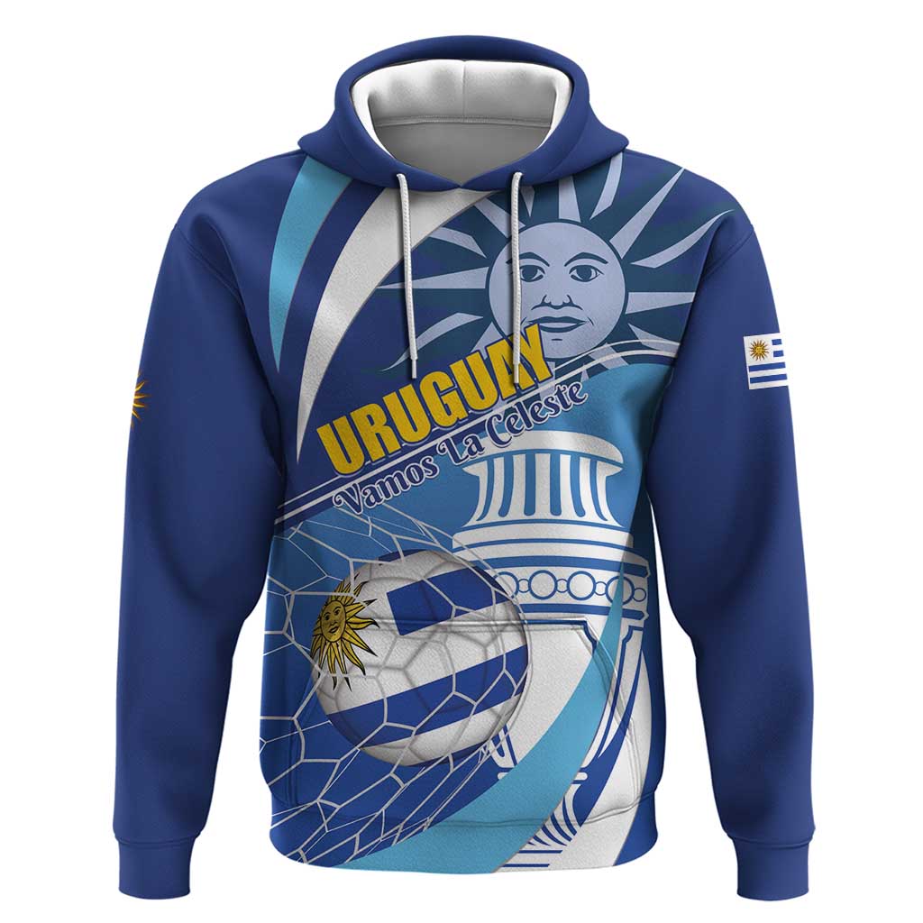Uruguay 2024 Football Champions Hoodie Vamos La Celeste LT01