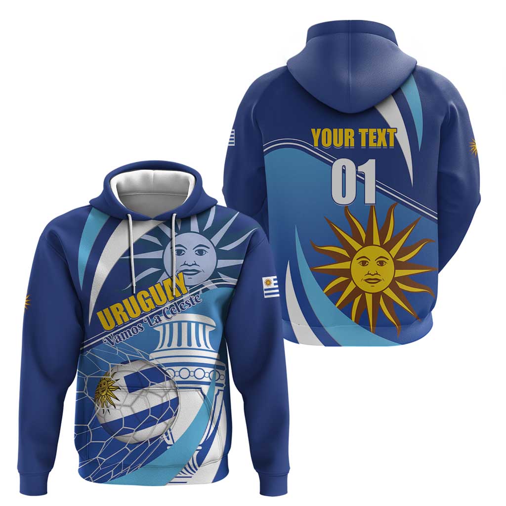 Uruguay 2024 Football Champions Hoodie Vamos La Celeste LT01