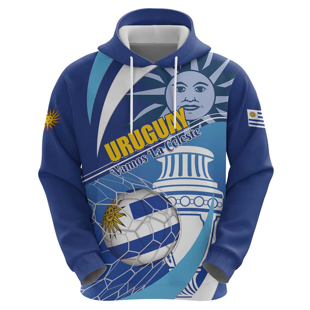 Uruguay 2024 Football Champions Hoodie Vamos La Celeste LT01