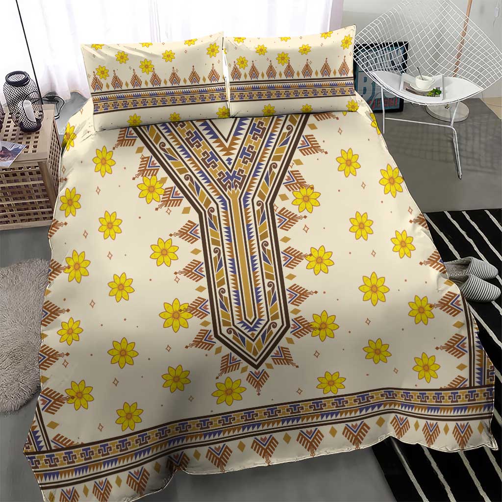 Enkutatash Dashiki Adey Abeba Pattern Bedding Set LT01