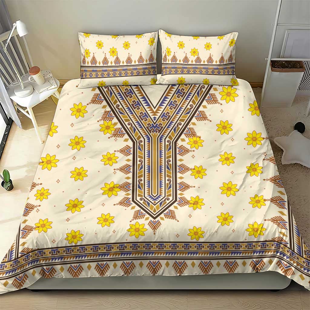 Enkutatash Dashiki Adey Abeba Pattern Bedding Set LT01