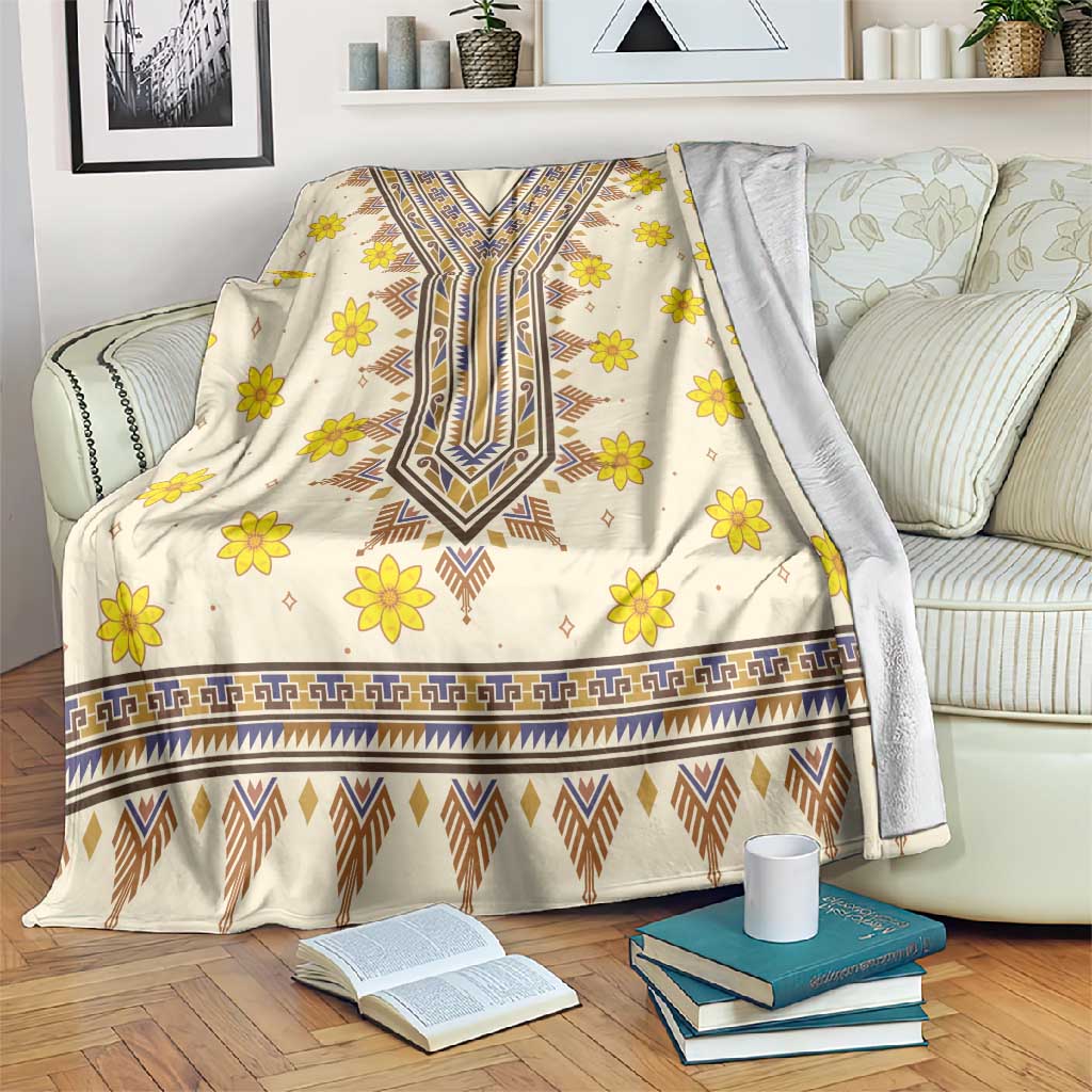 Enkutatash Dashiki Adey Abeba Pattern Blanket LT01