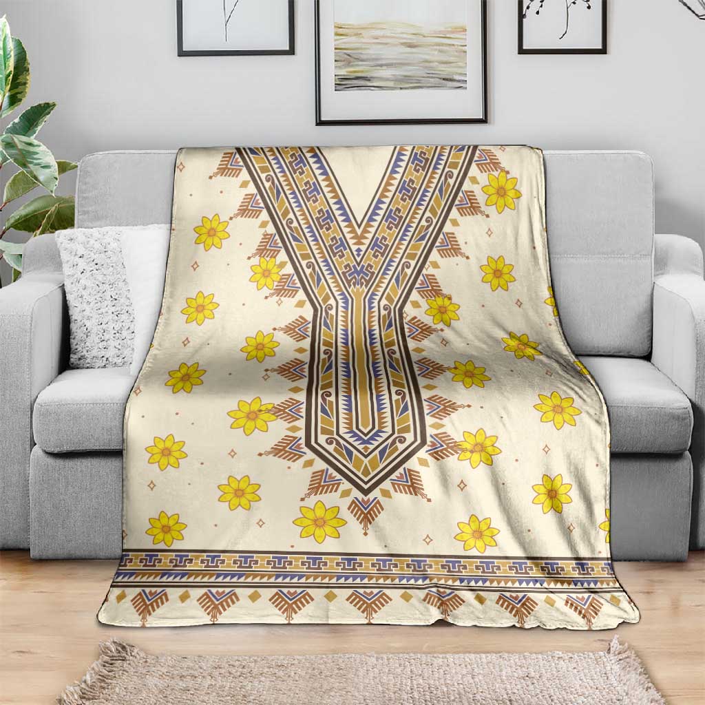 Enkutatash Dashiki Adey Abeba Pattern Blanket LT01