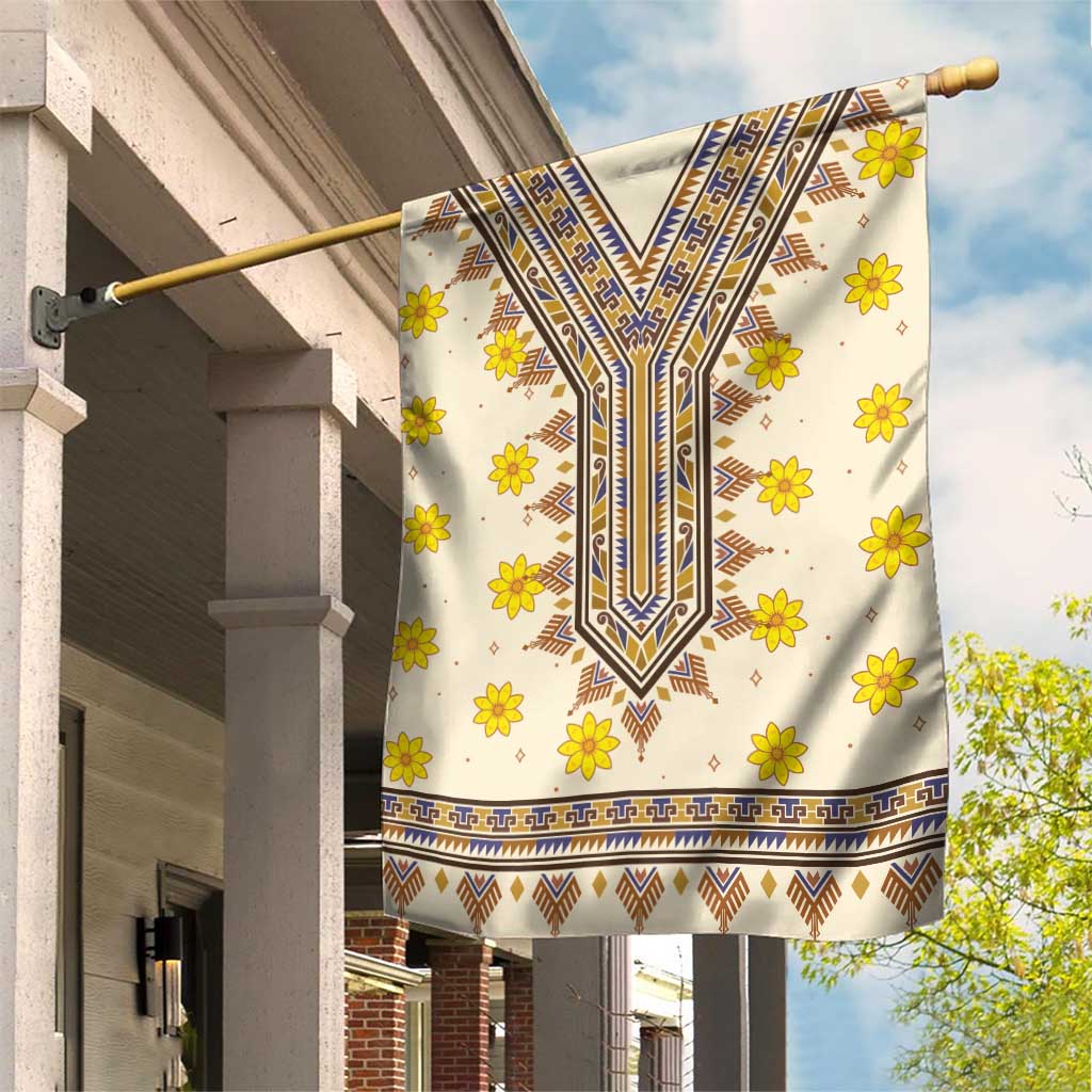 Enkutatash Dashiki Adey Abeba Pattern Garden Flag LT01