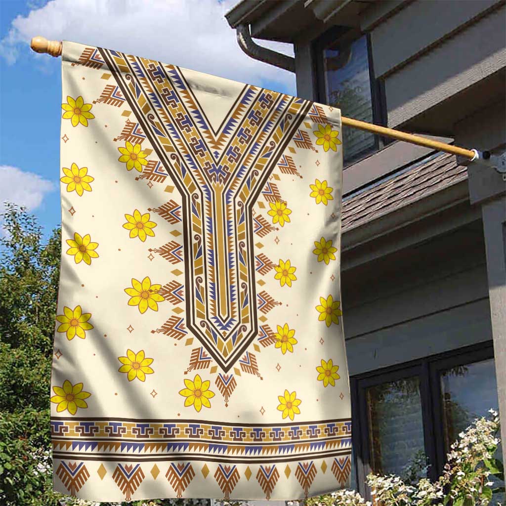 Enkutatash Dashiki Adey Abeba Pattern Garden Flag LT01