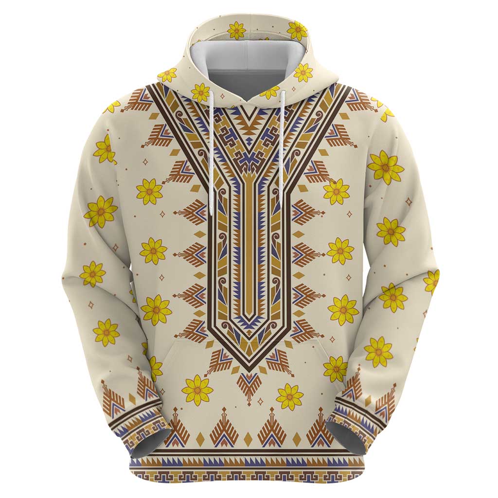 Enkutatash Dashiki Adey Abeba Pattern Hoodie LT01