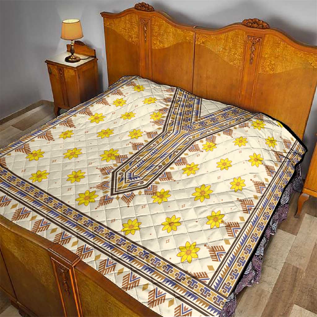 Enkutatash Dashiki Adey Abeba Pattern Quilt LT01
