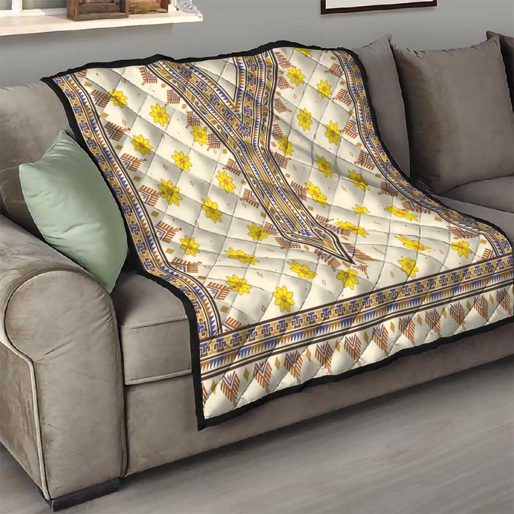 Enkutatash Dashiki Adey Abeba Pattern Quilt LT01