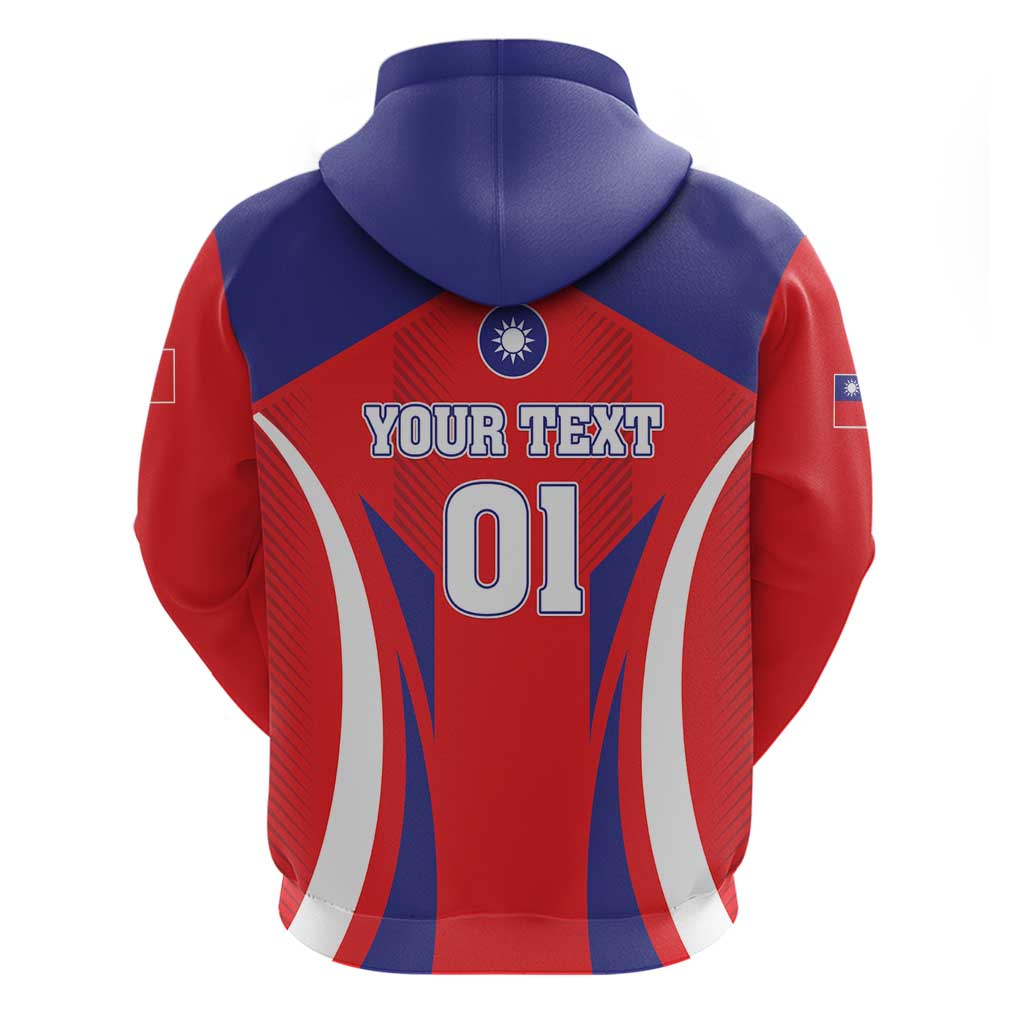 Custom Taiwan Hoodie Taiwanese Sporty Flag Style LT01