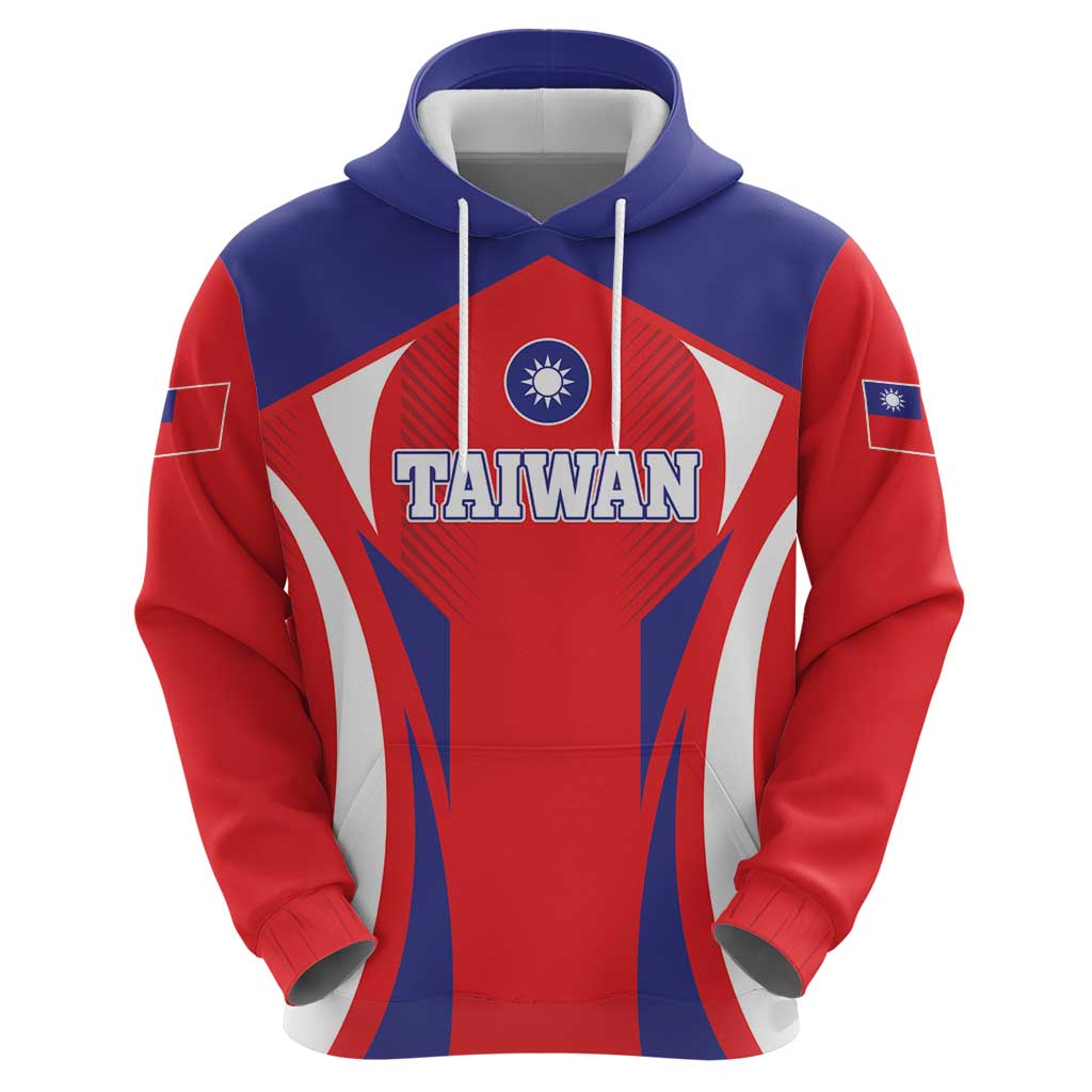 Custom Taiwan Hoodie Taiwanese Sporty Flag Style LT01