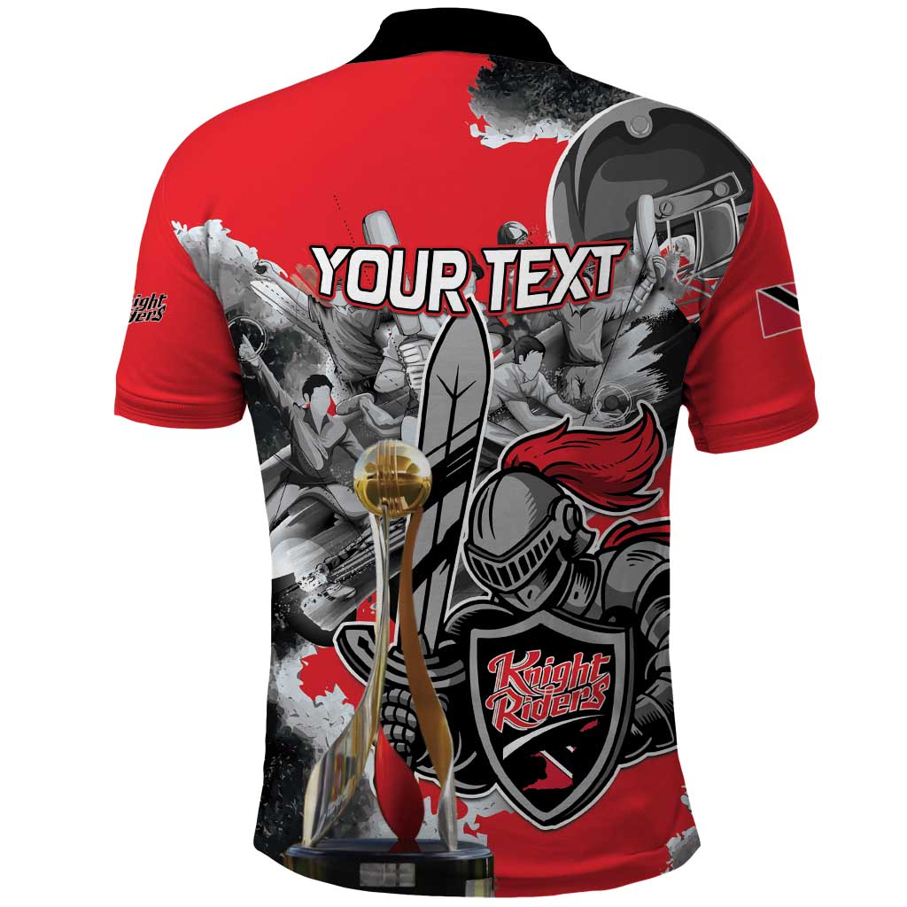 Personalized Trinbago Cricket Knight Riders Champion Polo Shirt LT01