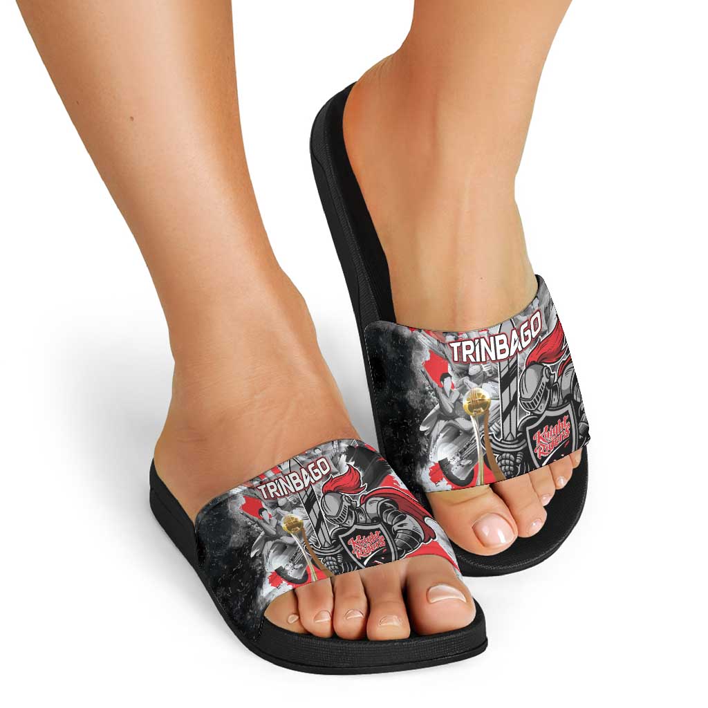 Trinbago Cricket Knight Riders Champion Slide Sandals LT01