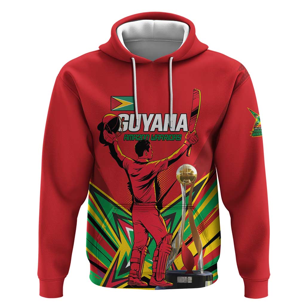 Personalized Amazon Warriors Champion Guyana Cricket Hoodie LT01