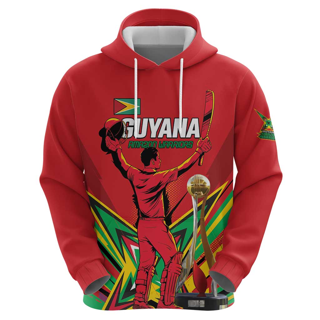 Personalized Amazon Warriors Champion Guyana Cricket Hoodie LT01