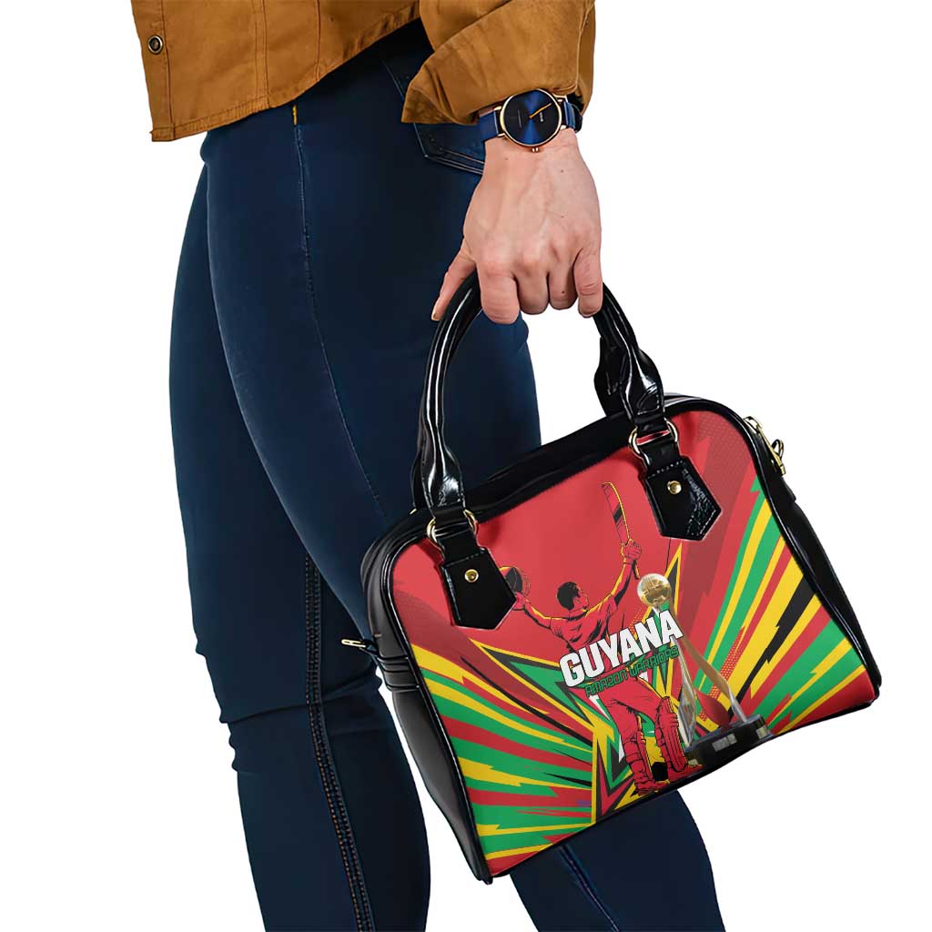 Amazon Warriors Champion Guyana Cricket Shoulder Handbag LT01