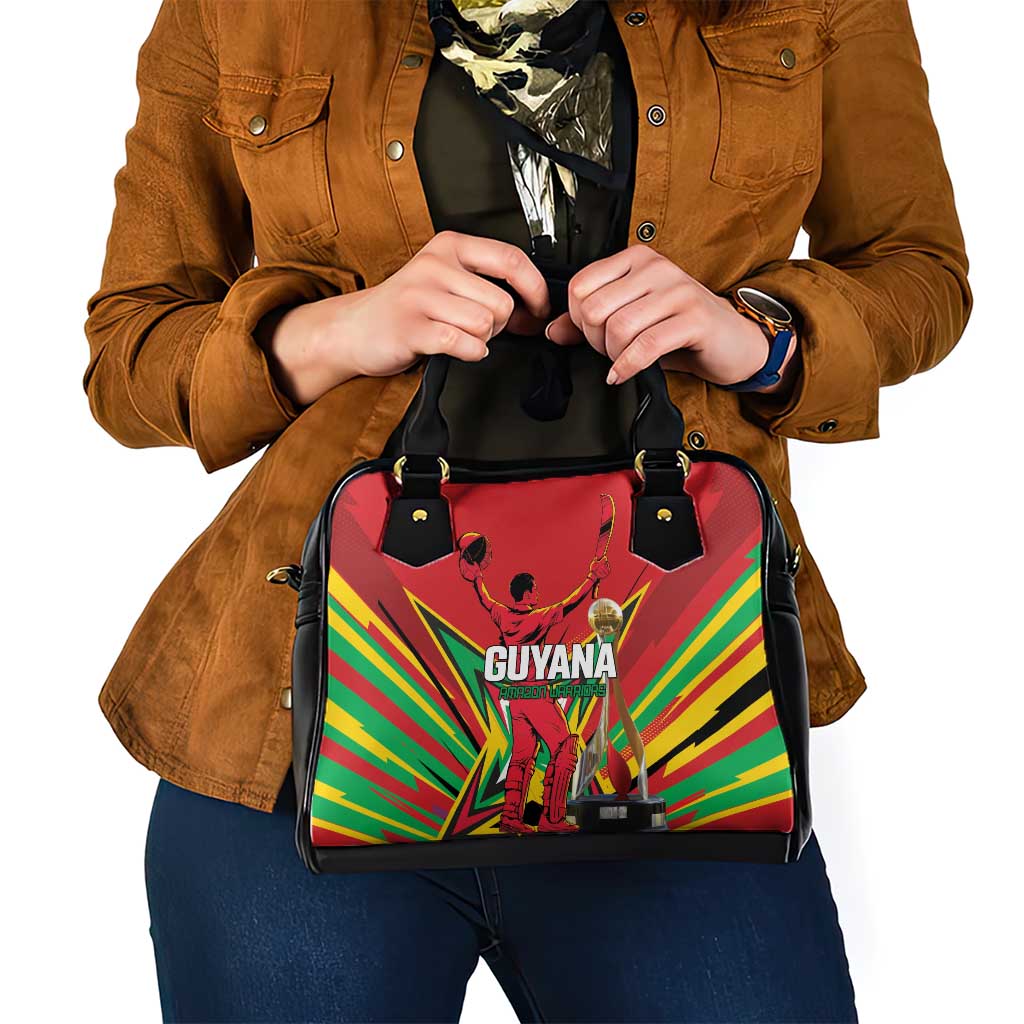 Amazon Warriors Champion Guyana Cricket Shoulder Handbag LT01