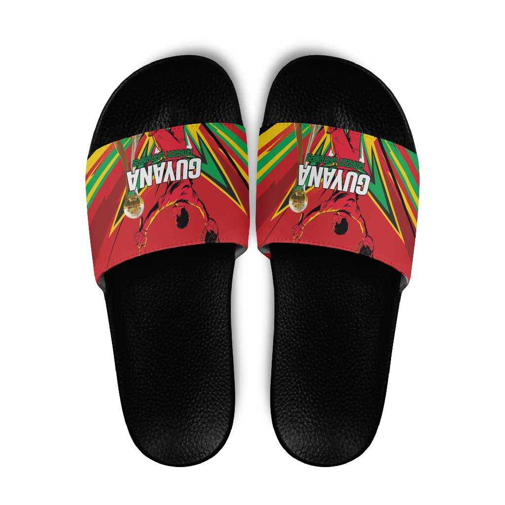 Amazon Warriors Champion Guyana Cricket Slide Sandals LT01