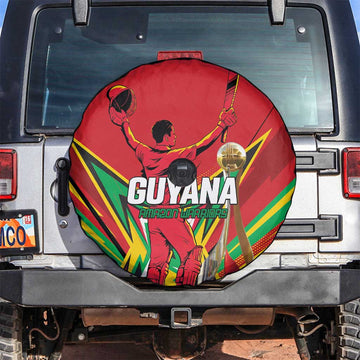 Amazon Warriors Champion Guyana Cricket Spare Tire Cover LT01