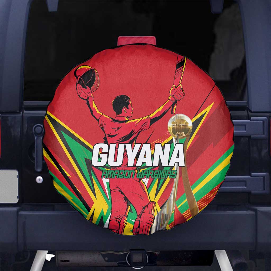 Amazon Warriors Champion Guyana Cricket Spare Tire Cover LT01