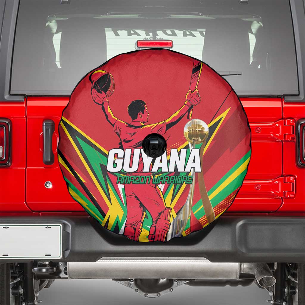 Amazon Warriors Champion Guyana Cricket Spare Tire Cover LT01