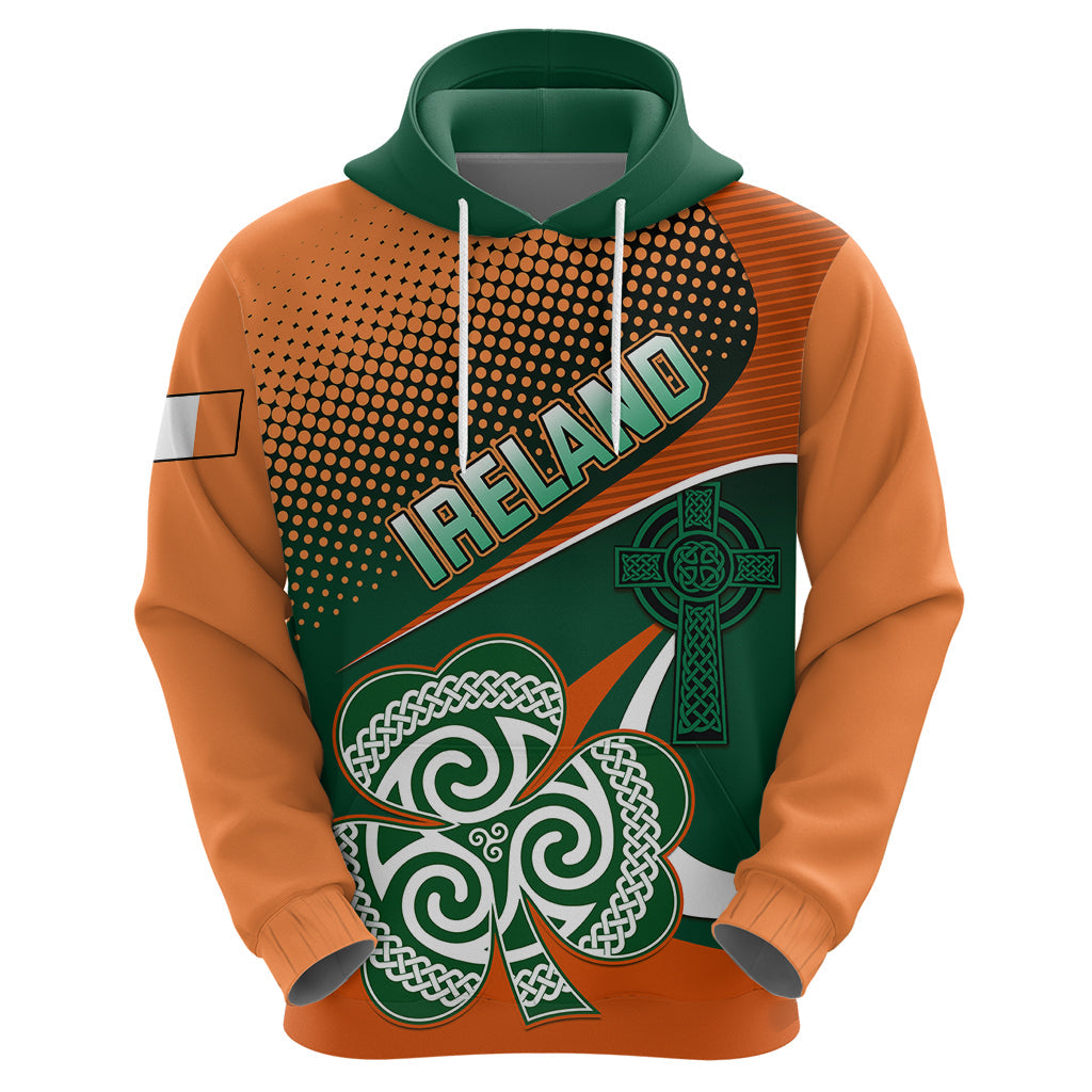 Custom Ireland Rugby Hoodie Irish Shamrock Go 2023 World Cup LT01