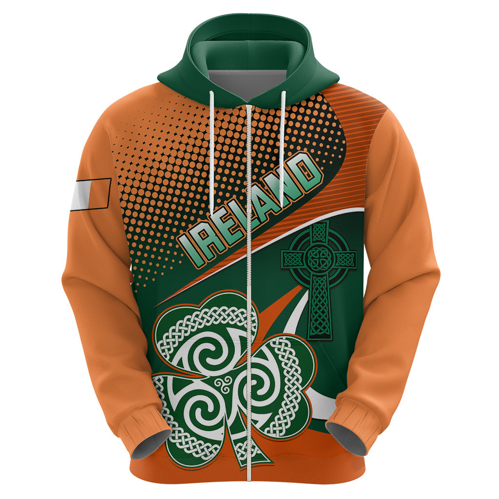 Custom Ireland Rugby Hoodie Irish Shamrock Go 2023 World Cup LT01
